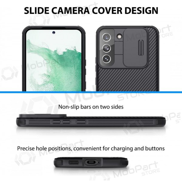 Samsung Galaxy S24 Plus vāciņš „Nillkin CamShield Pro“ (melns)