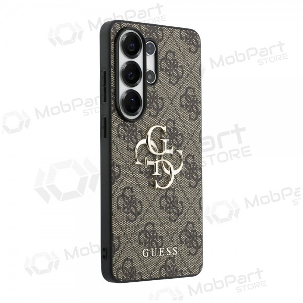 Samsung Galaxy S26 Ultra maciņš - Guess PU 4G Metal Logo (brūns)