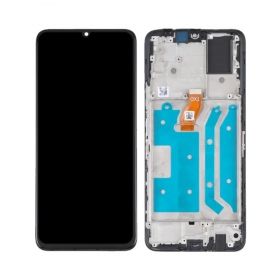 Ekranas Huawei Honor X7 su lietimui jautriu stikliuku un rėmeliu Black ORG