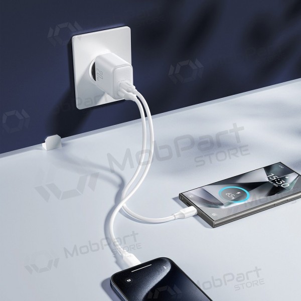 Lādētājs Joyroom JR-TCF21 USB-C/USB-A PD20W balts