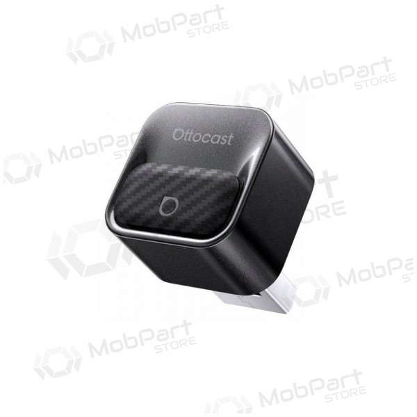 CarPlay adapteris Ottocast Mini Core bezvadu Android Auto melns