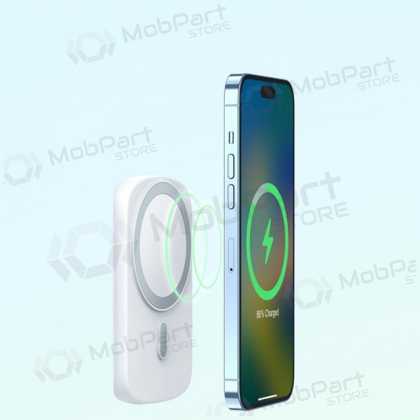 Ārējā baterija Power Bank Joyroom JR-W030 20W Magnetic Wireless 6000mAh melna