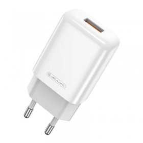 Lādētājs buitinis Jellico EU01 2.4A USB balts