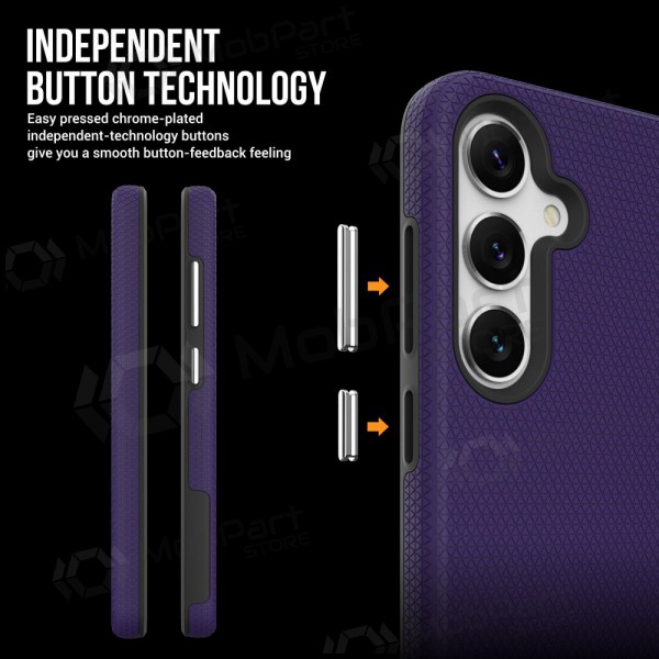 Maciņš / vāciņš Perfectionists Triangle Case Samsung A165 A16 4G/A166 A16 5G violets Maciņš / vāciņš Perfectionists Triangle Case Samsung A165 A16 4G/A166 A16 5G violets