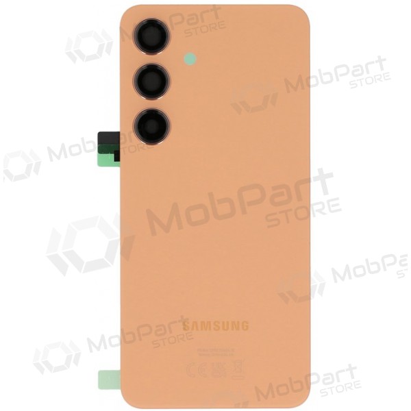 Samsung Galaxy S24 aizmugurējais vāciņš (oranžs) (oriģināls)