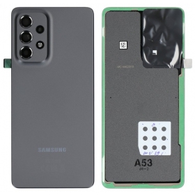 Samsung Galaxy A53 5G aizmugurējais vāciņš (melns) (oriģināls)