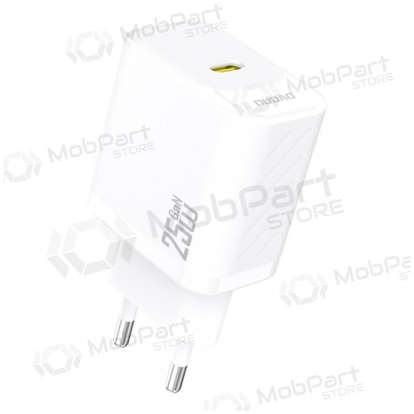 Tālruņa lādētājs Dudao A27 25 W GaN USB-C balts
