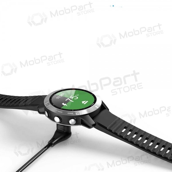 Kabelis Reach USB-A to Garmin Watch 1.0m melns