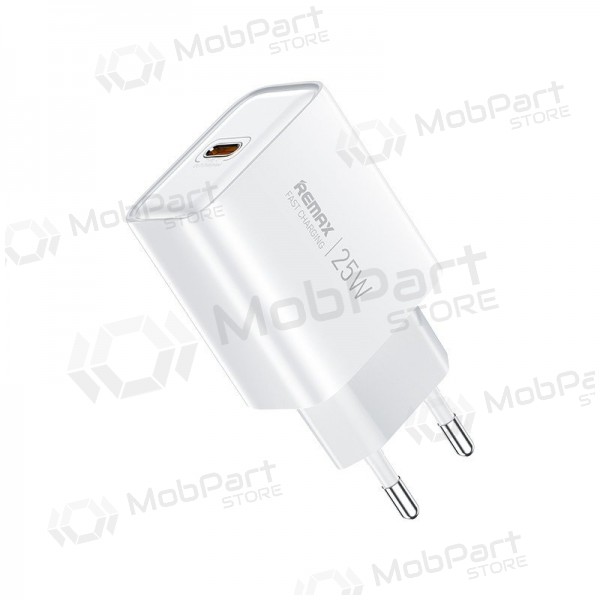 Tālruņa lādētājs Remax RP-U137 25 W USB-C balts