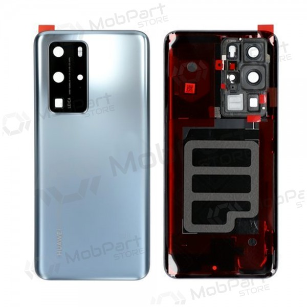 Huawei P40 Pro aizmugurējais baterijas vāciņš sudraba (Silver Frost) (lietots grade A, oriģināls)