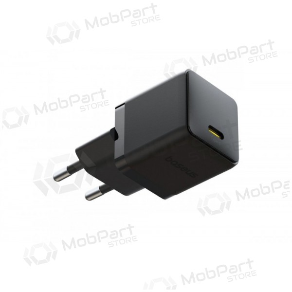 Lādētājs Baseus Palm 20W USB-C + USB-C to USB-C cable 1.0m melns P10111602113-01