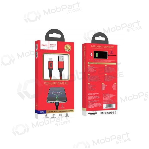 USB kabelis HOCO U79 Admirable Smart 