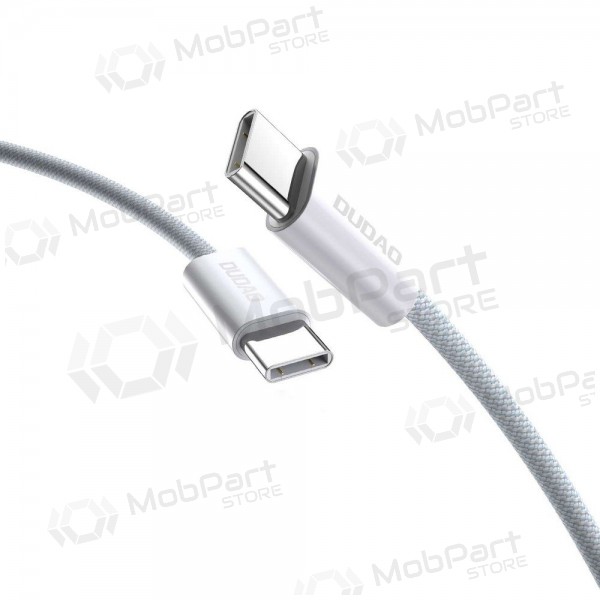 USB-C kabelis Dudao L6C USB-C uz USB-C 2 m 60 W balts