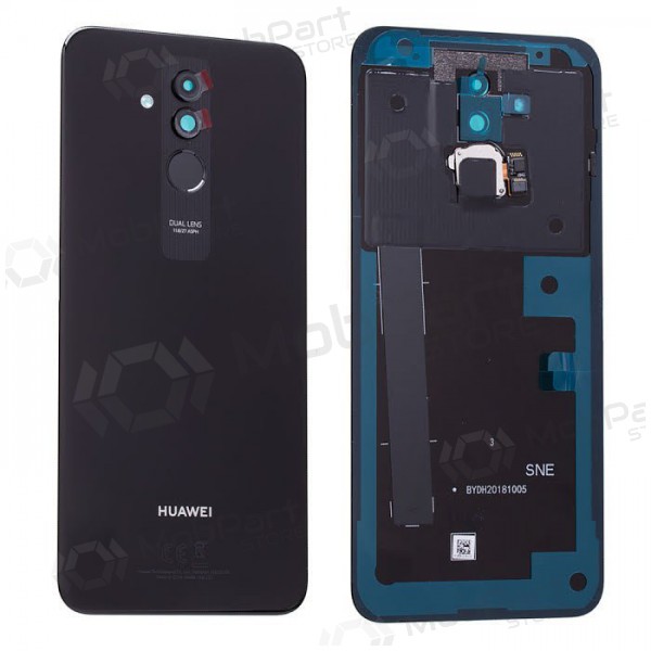 Huawei Mate 20 Lite aizmugurējais baterijas vāciņš (melns) (lietots grade A, oriģināls)