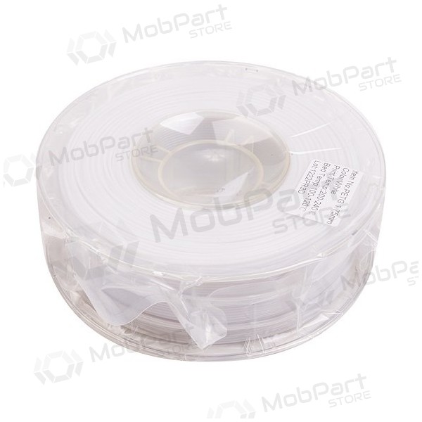 3D spausdinimo plastikas PETG, 1.75mm, 1kg, balts