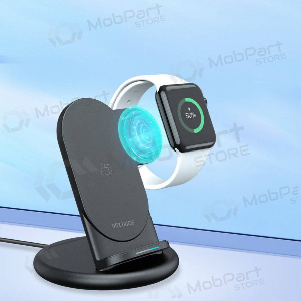 Lādētājs bezvadu Dux Ducis C7 3in1 Phone, Apple Watch, Airpods 15W (melns)