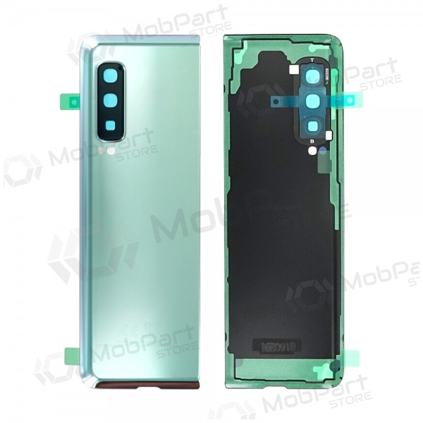 Samsung F900 / F907 Galaxy Fold aizmugurējais akumulatora vāciņš (sudraba) (lietots A klase, oriģināls)