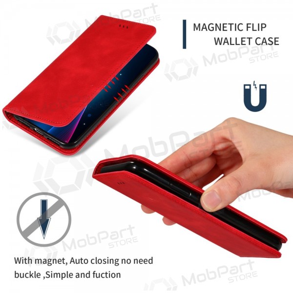 Maciņš / vāciņš Business Style Xiaomi Redmi A5/Poco C71 (173,45x79,35x8,45) sarkans Maciņš / vāciņš Business Style Xiaomi Redmi A5/Poco C71 (173,45x79,35x8,45) sarkans