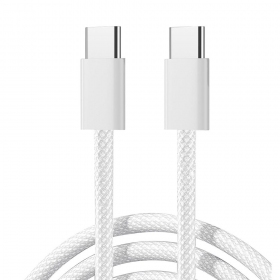 USB kabelis Joyroom S-A45 USB-C to USB-C 60W 1.0m balts