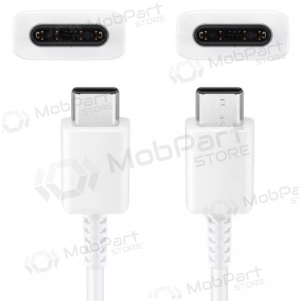 USB kabelis oriģināls Samsung EP-DA705BWE 25W 3A Type-C-Type-C 1.0m balts
