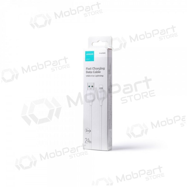 USB kabelis Joyroom S-UL012A9 USB to Lightning 2.4A 2.0m balts