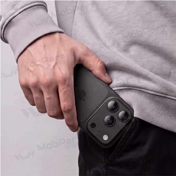 Apple iPhone 18 Pro kameras aizsargs - Tech-Protect CamFull Fit+ (melns)