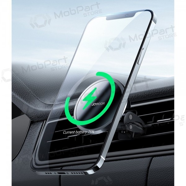Lādētājs-laikiklis magnetinis automobilinis Joyroom JR-ZS240 MagSafe 15W melns