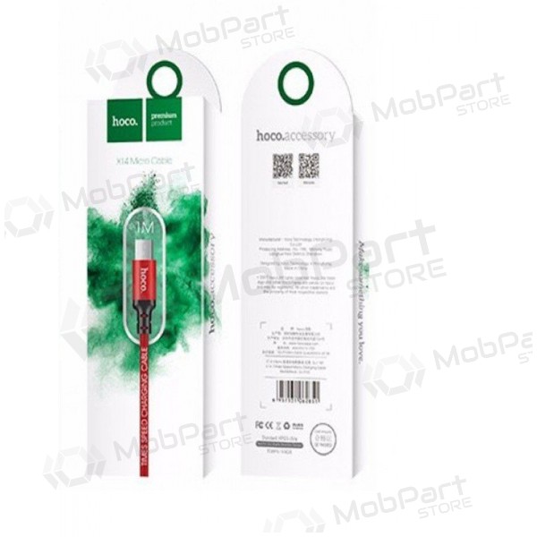 USB kabelis HOCO X14 Times speed 