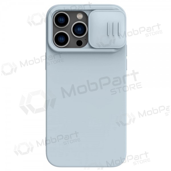 Apple iPhone 15 Pro Max vāciņš „Nillkin Silicone“ (pelēks)