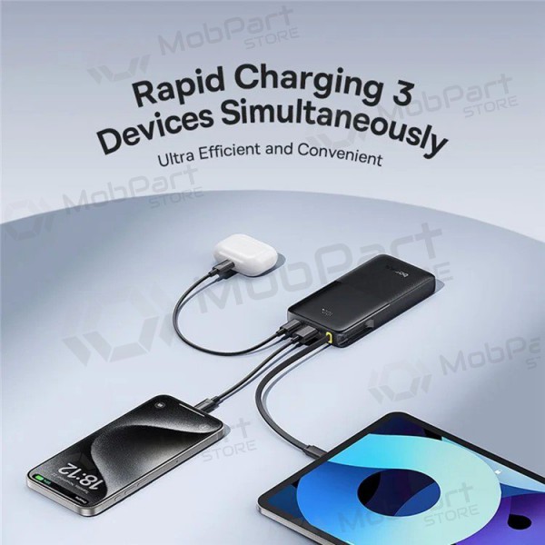 Ārējā baterija Power Bank Baseus Bipow 2 20W 10000mAh melna P10077101113-00