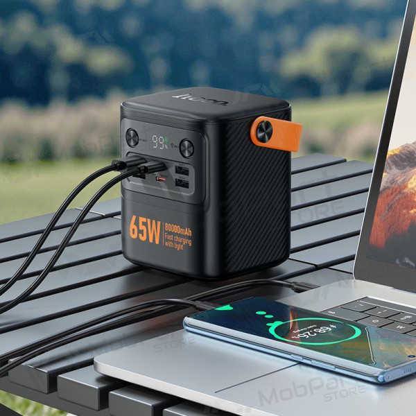 Ārējā baterija Power Bank Hoco J152 Pro PD65W 80000mAh melna