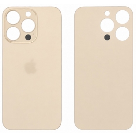 Apple iPhone 14 Pro Max aizmugurējais vāciņš (zelta) (Premium)