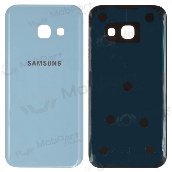 Samsung A320F Galaxy A3 (2017) aizmugurējais baterijas vāciņš gaiši zils (blue mist)