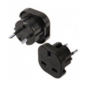 Adapteris UK uz EUR melns