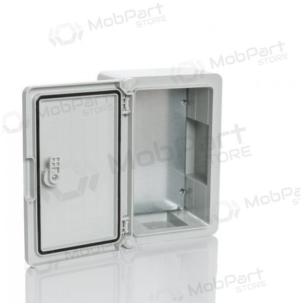 Plastikinė dėžė Plastim PP3010 (700x500x250, pelēka, IP65, IK08)