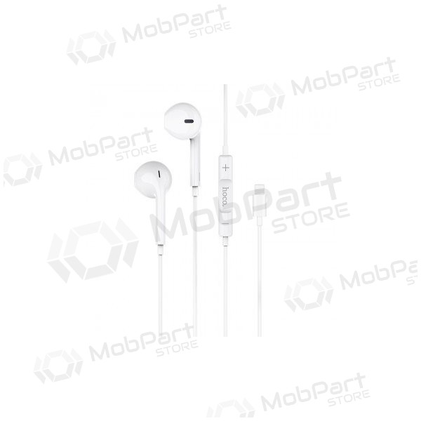 Brīvroku aprīkojums Hoco L7 Plus Lightning (balta)