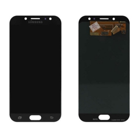 Samsung J730F Galaxy J7 (2017) ekrāns (no logo) (melns) (OLED)