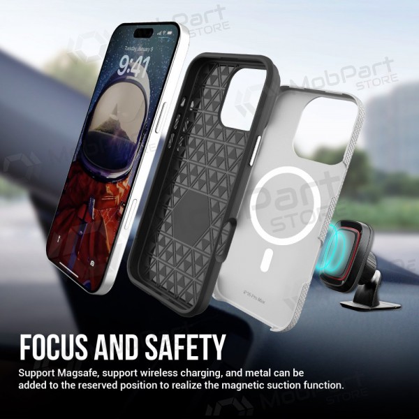 Maciņš / vāciņš Perfectionists Triangle Mag Case Apple iPhone 11 sudraba Maciņš / vāciņš Perfectionists Triangle Mag Case Apple iPhone 11 sudraba