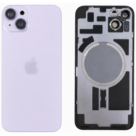 Apple iPhone 14 aizmugurējais vāciņš (pilns, viengabalains) (violets)