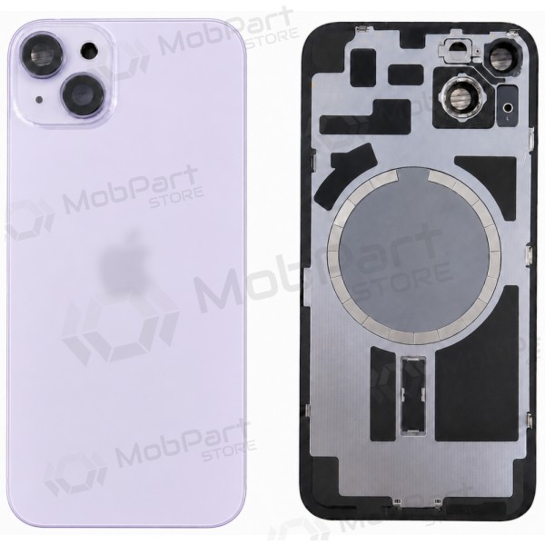 Apple iPhone 14 aizmugurējais vāciņš (pilns, viengabalains) (violets)