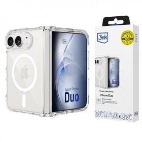 Apple iPhone Duo maciņš - 3mk Armor MagCase (caurspīdīgs)