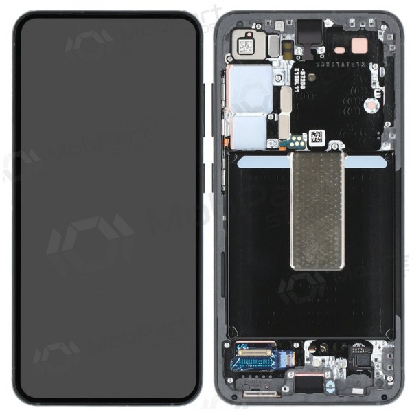 Samsung Galaxy S23 ekrāns (melns) (ar rāmīti) (oriģināls)