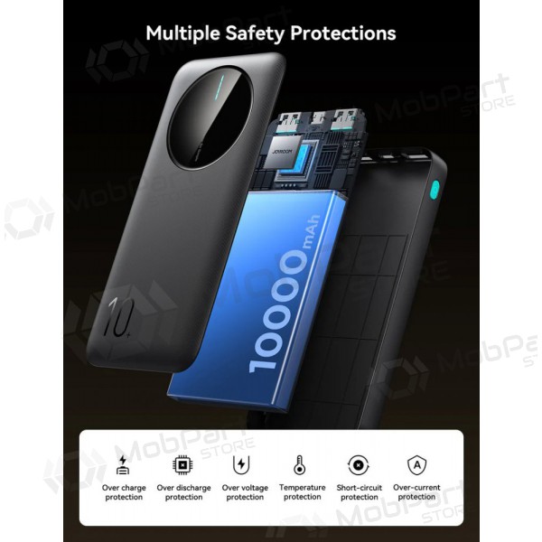 Ārējā baterija Power Bank Joyroom JR-PBF12 10000mAh melna