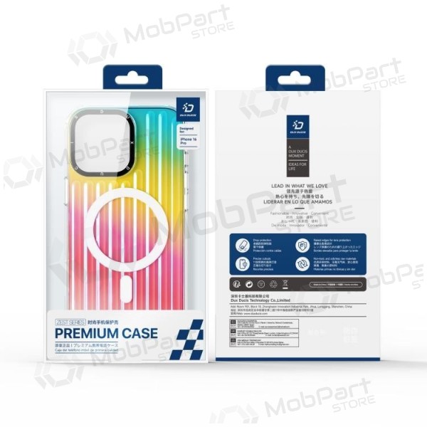 Apple iPhone 16 Pro maciņš - Dux Ducis Zest (Gradient Rainbow)