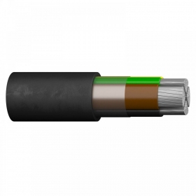 Spēka kabelis Prysmian Group AXPK-PE 4x16 mm² alumīnija XLPE CPR Eca 0.6/1 kV