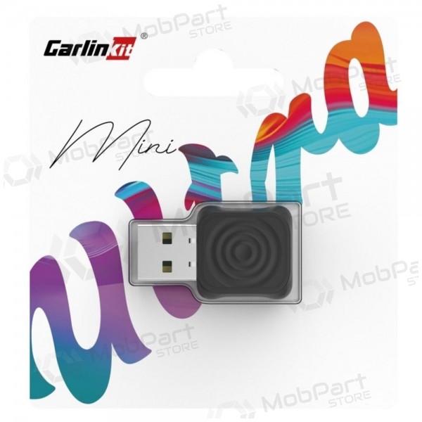 CarPlay adapteris Carlinkit Mini Ultra1 bezvadu Android Auto melns
