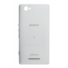 Sony Xperia M aizmugurējais baterijas vāciņš (balts) (lietots grade A, oriģināls)