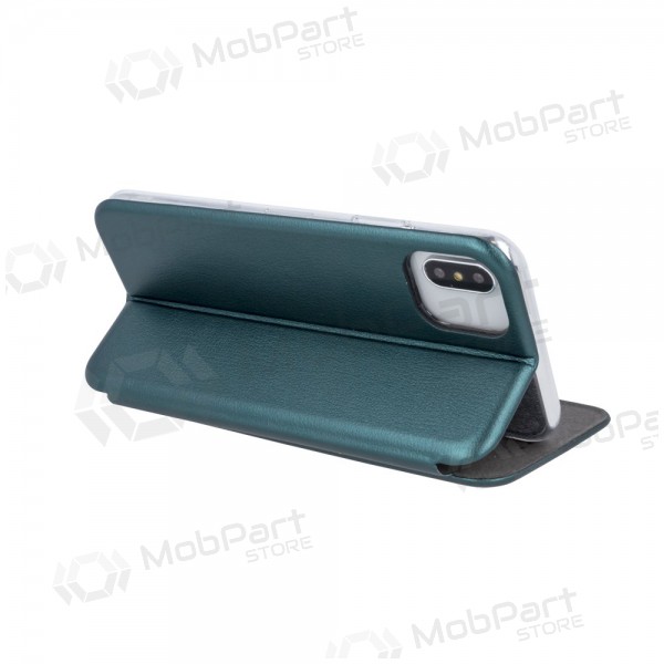 Apple iPhone 13 Pro Max maciņš - Book Elegance (tumši zaļš)