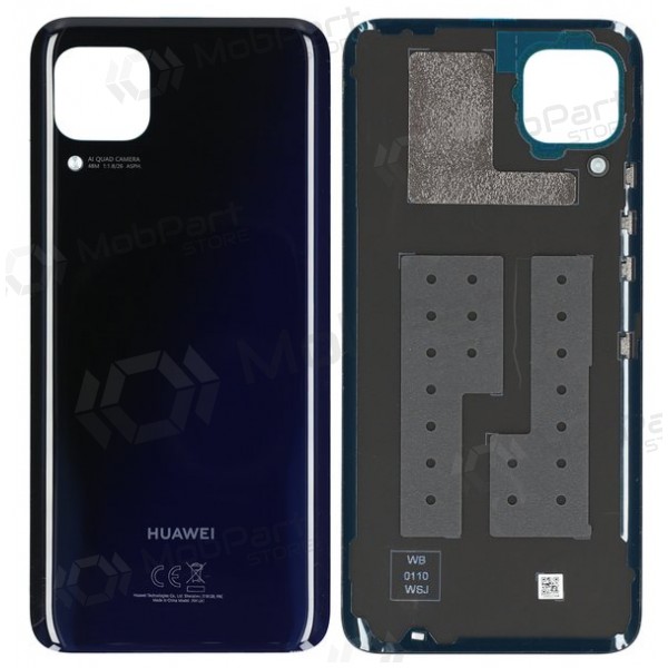 Huawei P40 Lite aizmugurējais baterijas vāciņš (melns) (service pack) (oriģināls)