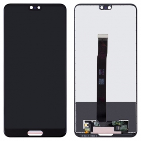 Huawei P20 LCD ekrāns / displejs ar skārienjutīgo stikliņu (melns)